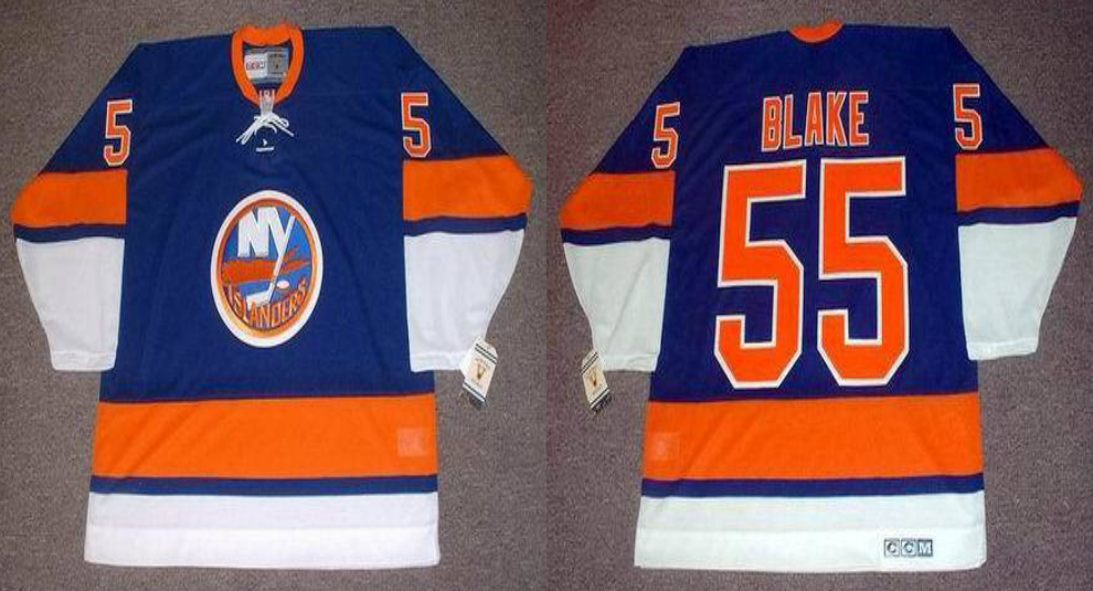 2019 Men New York Islanders #55 Blake blue CCM NHL jersey